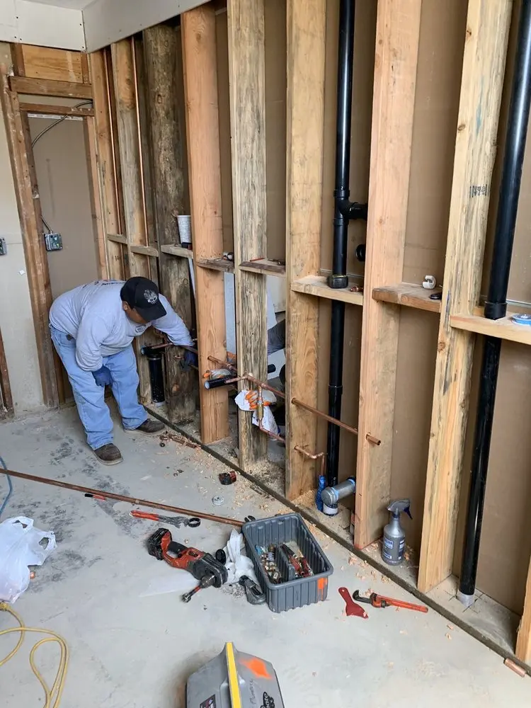 Commercial rough-in plumbing for Water Heater Replacement in Rayville